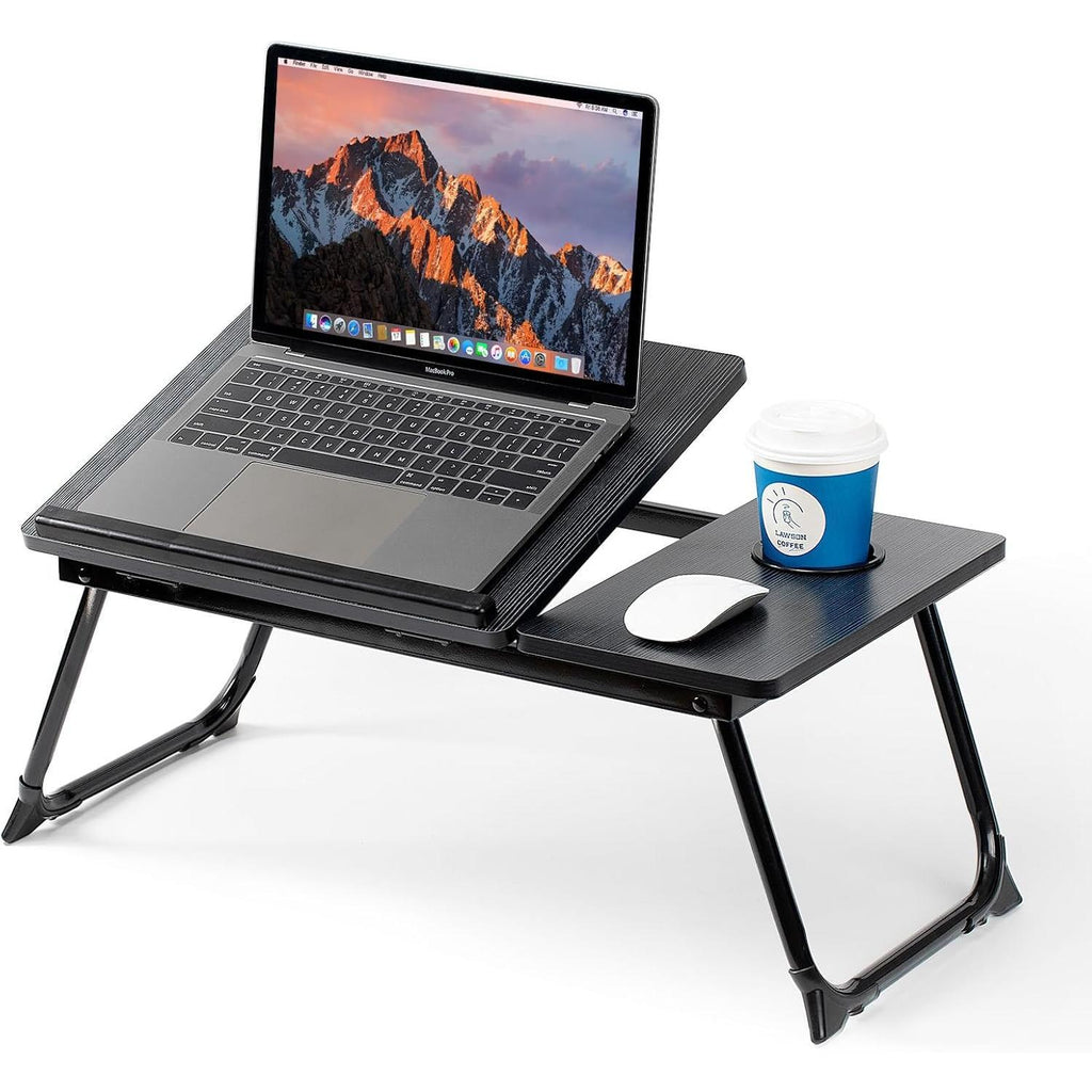 Adjustable Laptop Desk,Bed Computer Desk, Foldable Study Desk, Bedroom, Children'S Adjustable Table, Small Coffee Table, Dining Table, Adjustable Solid Wood Writing Desk