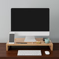 7-Compartment Monitor Stand for Home, Office, and College Dorm